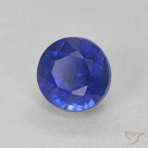 Dianita Azul profundo Natural 0.58ct, Redondo, SI