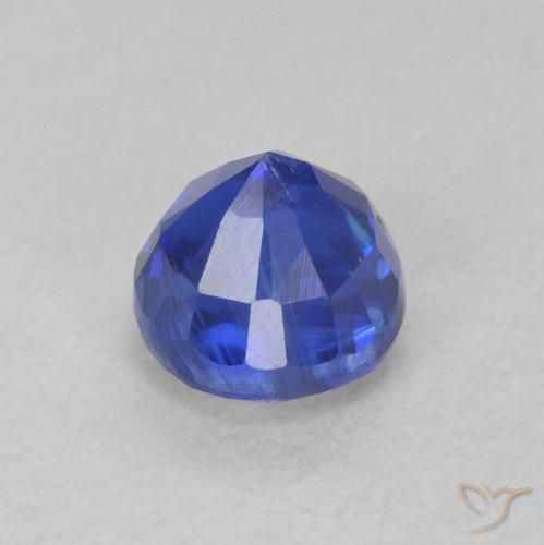 Dianita Azul profundo Natural 0.58ct, Redondo, SI