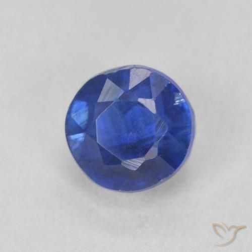Dianita Azul profundo Natural 0.54ct, Redondo, SI