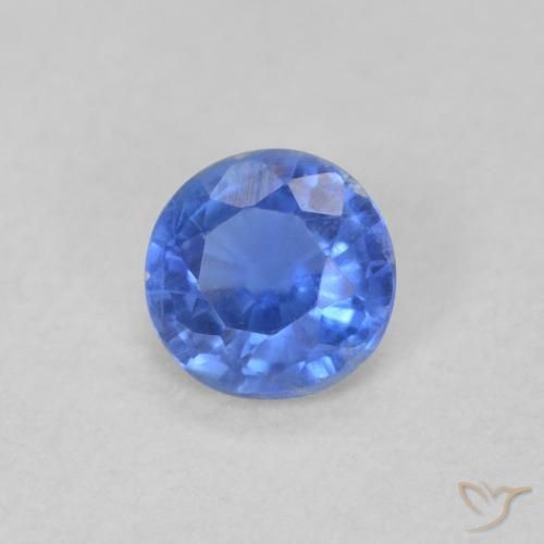 Dianita azul marinho claro Natural 0.28ct, Redondo, VS-SI