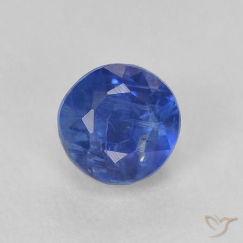 0.53ct Natural Azul verdadeiro Dianita, Redondo, SI
