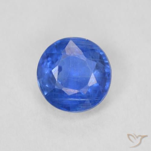 0.35ct Natural Azul Azure Profundo Dianita, Redondo, SI