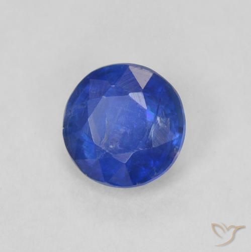 Dianita Azul-marinho Natural 0.36ct, Redondo, SI