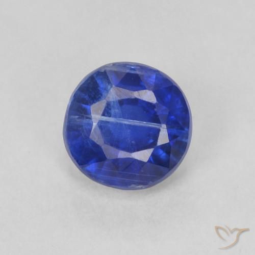0.43ct Natural Azul profundo Dianita, Redondo, SI