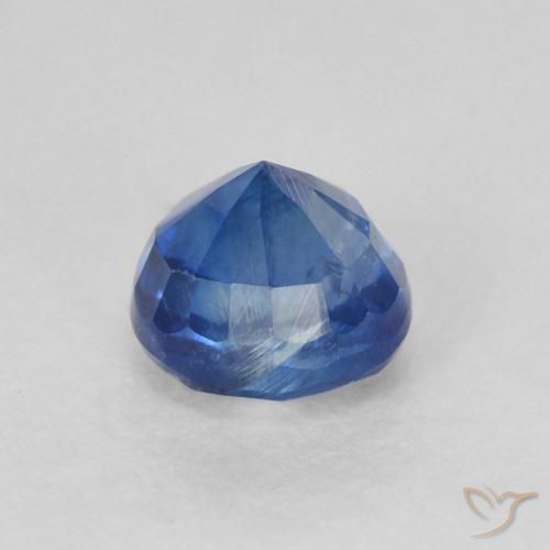 Dianita Azul escuro Natural 0.55ct, Redondo, SI