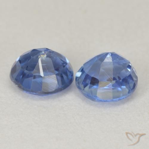 Pedras preciosas de Dianita Bebê azul natural de 1.45 ct, Redondo, SI
