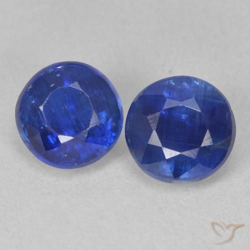 1.62ctw Natural Azul-marinho Dianita, Redondo, SI