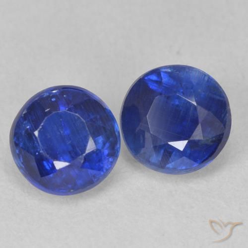 Pedras preciosas de Dianita Azul-marinho natural de 1.62 ct, Redondo, SI