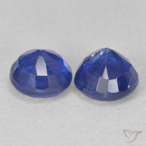 Pedras preciosas de Dianita Azul-marinho natural de 1.62 ct, Redondo, SI