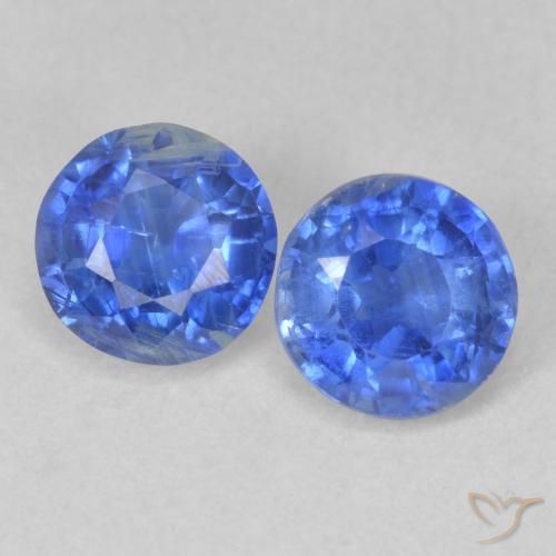 1.33ctw Natural Azul claro Dianita, Redondo, SI