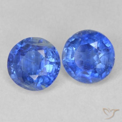 Pedras preciosas de Dianita Azul claro natural de 1.33 ct, Redondo, SI
