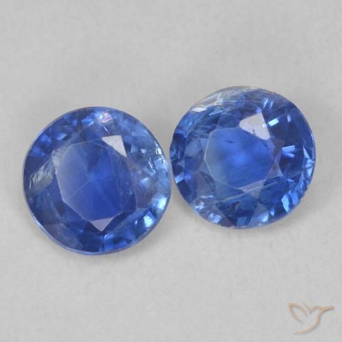 Pedras preciosas de Dianita Azul-marinho natural de 1.02 ct, Redondo, SI