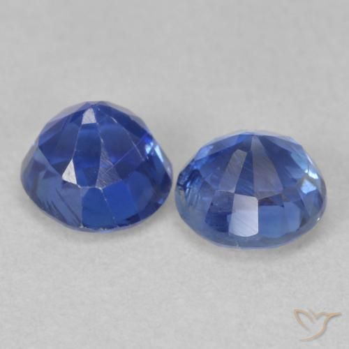 Pedras preciosas de Dianita Azul verdadeiro natural de 1.56 ct, Redondo, SI