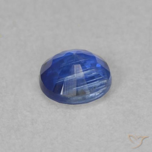 Dianita azul marinho claro Natural 0.34ct, Redondo, SI