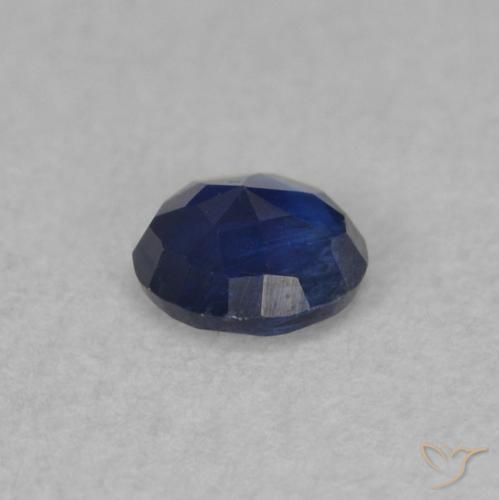 Dianita Azul escuro Natural 0.30ct, Redondo, SI