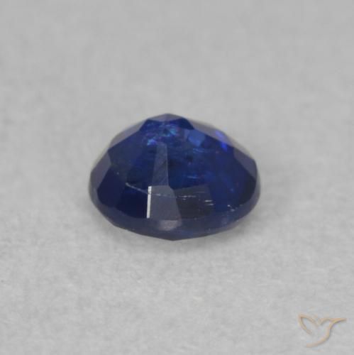 Dianita Azul escuro Natural 0.37ct, Redondo, SI