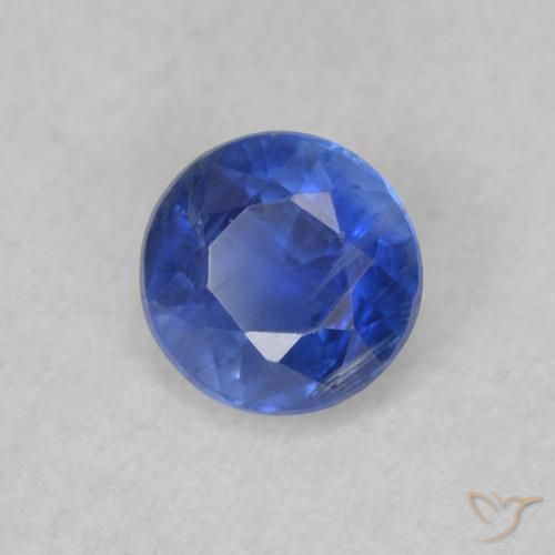 Dianita Bebê azul Natural 0.42ct, Redondo, SI