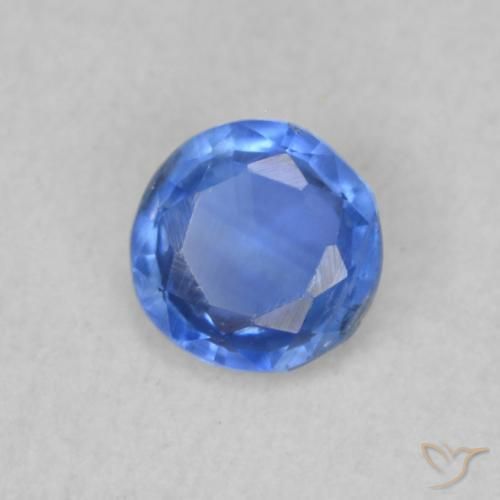 Dianita azul marinho claro Natural 0.35ct, Redondo, SI