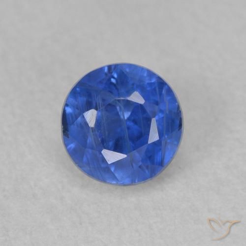 0.52ct Natural Azul verdadeiro Dianita, Redondo, SI