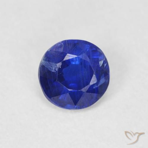 0.31ct Natural Azul profundo Dianita, Redondo, SI