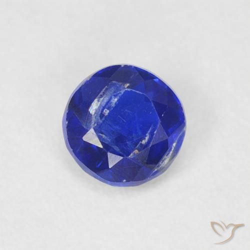 0.33ct Natural Azul-marinho Dianita, Redondo, SI