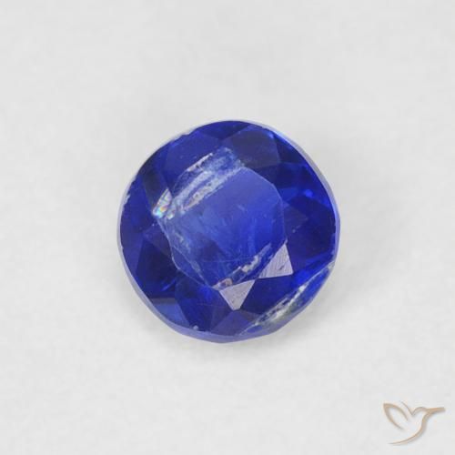 Dianita Azul-marinho Natural 0.33ct, Redondo, SI