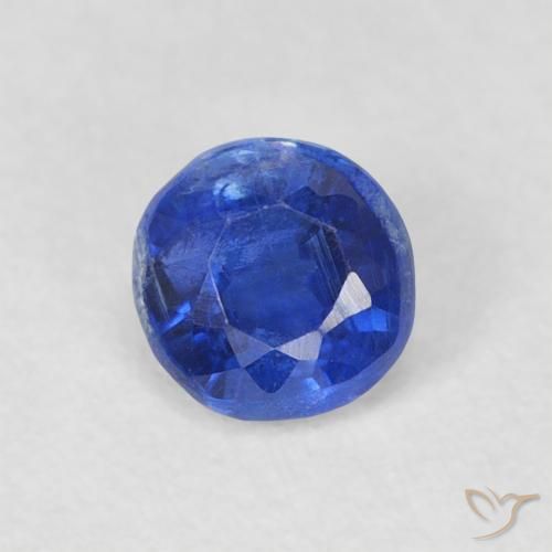 0.42ct Natural Azul-marinho Dianita, Redondo, SI