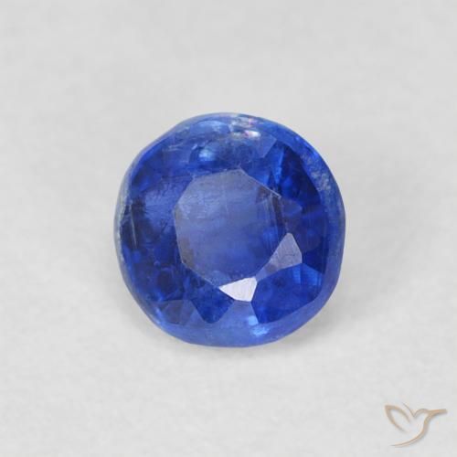 Dianita Azul-marinho Natural 0.42ct, Redondo, SI