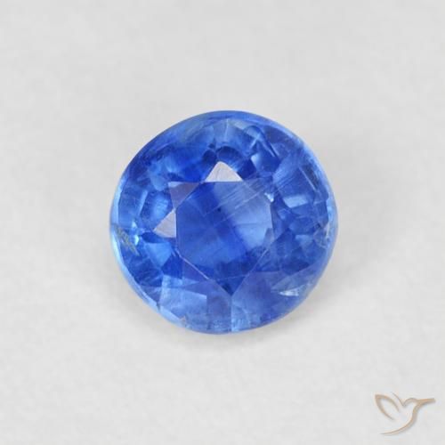 0.42ct Natural Azul marinho médio Dianita, Redondo, SI