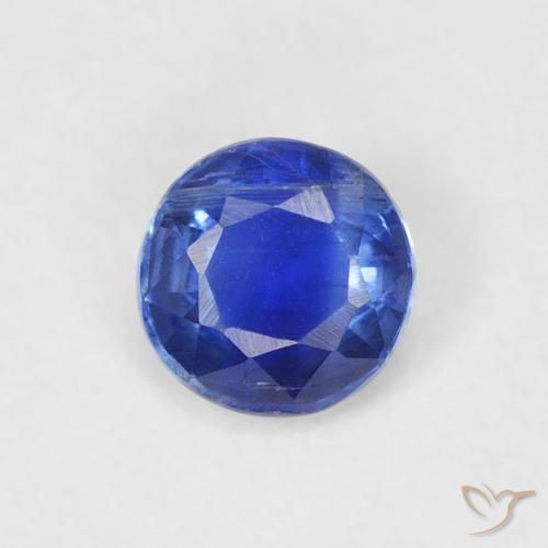 0.36ct Natural Azul profundo Dianita, Redondo, SI