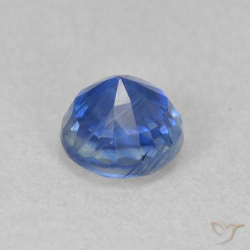 Dianita Azul escuro Natural 0.48ct, Redondo, SI