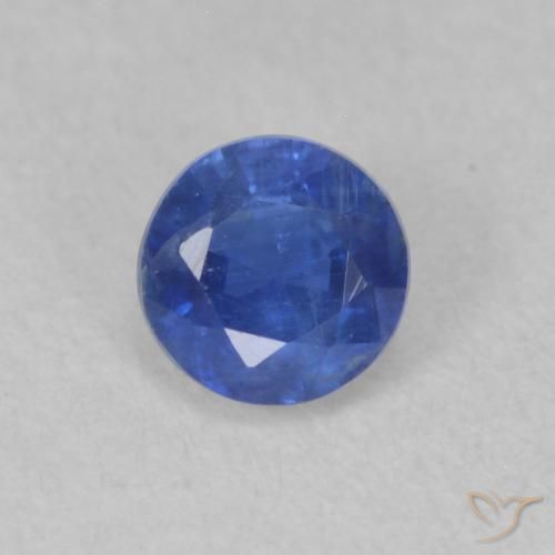 0.43ct Natural Azul verdadeiro Dianita, Redondo, SI