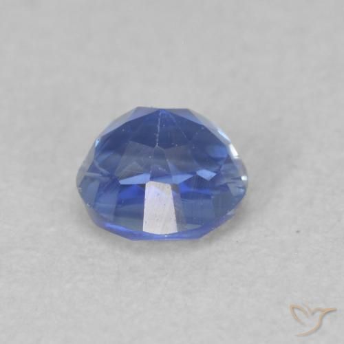 Dianita Azul escuro Natural 0.47ct, Redondo, SI