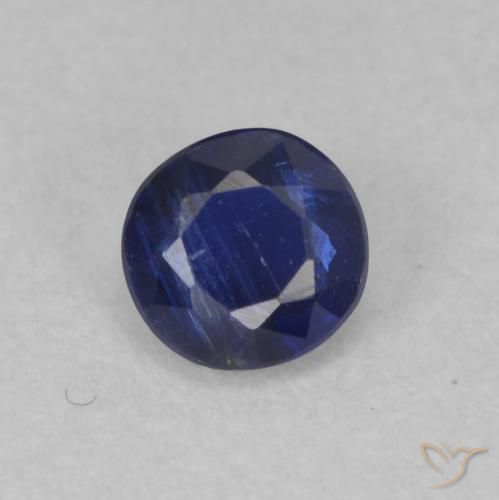 0.40ct Natural Azul-marinho Dianita, Redondo, SI
