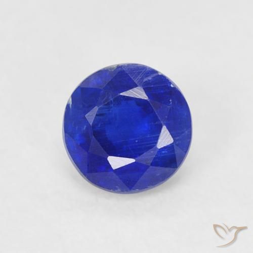 0.42ct Natural Azul-marinho Dianita, Redondo, SI
