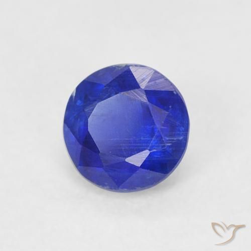Dianita Azul-marinho Natural 0.42ct, Redondo, SI