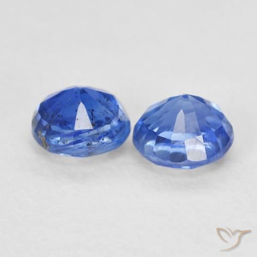 Pedras preciosas de Dianita Azul escuro natural de 0.84 ct, Redondo, SI