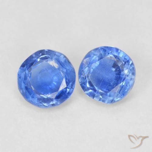 Pedras preciosas de Dianita Azul claro natural de 0.74 ct, Redondo, SI