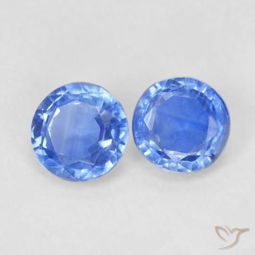Pedras preciosas de Dianita Azul claro natural de 0.67 ct, Redondo, VS-SI
