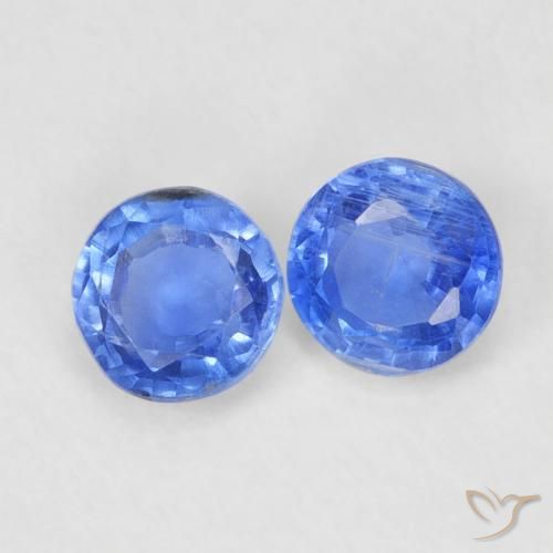 Pedras preciosas de Dianita Azul marinho médio natural de 0.73 ct, Redondo, VS-SI