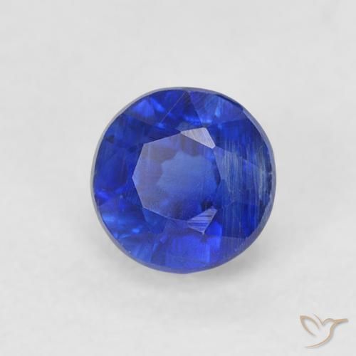 Dianita Azul escuro Natural 0.51ct, Redondo, SI