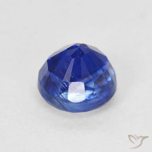 Dianita Azul escuro Natural 0.51ct, Redondo, SI
