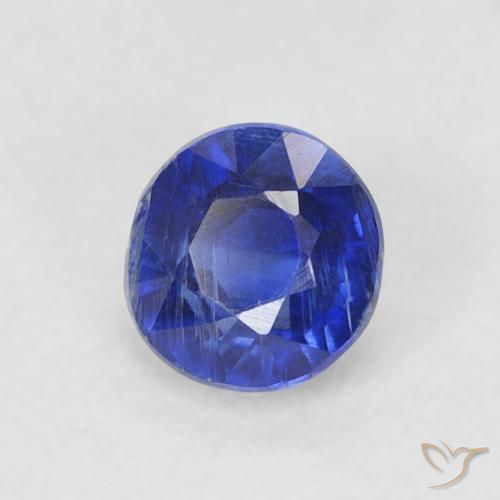 Dianita Azul-marinho Natural 0.45ct, Redondo, SI