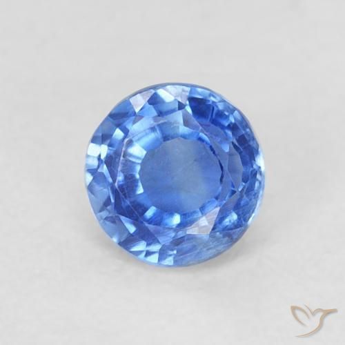 Dianita Azul claro Natural 0.37ct, Redondo, VS-SI