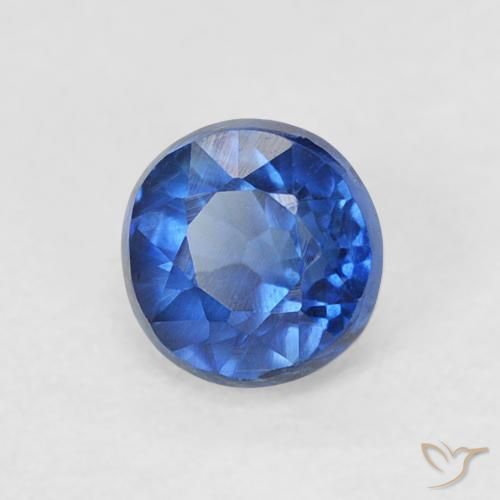 Dianita Azul profundo Natural 0.48ct, Redondo, VS-SI
