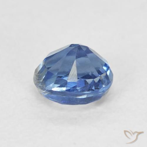 Dianita Azul profundo Natural 0.48ct, Redondo, VS-SI