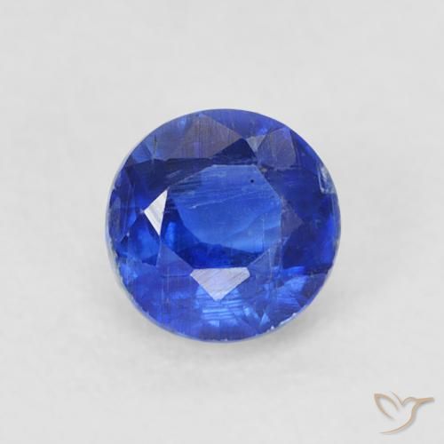 0.47ct Natural Azul Egípcio Profundo Dianita, Redondo, VS-SI