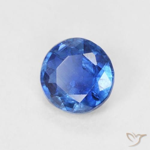 Dianita azul marinho claro Natural 0.32ct, Redondo, SI