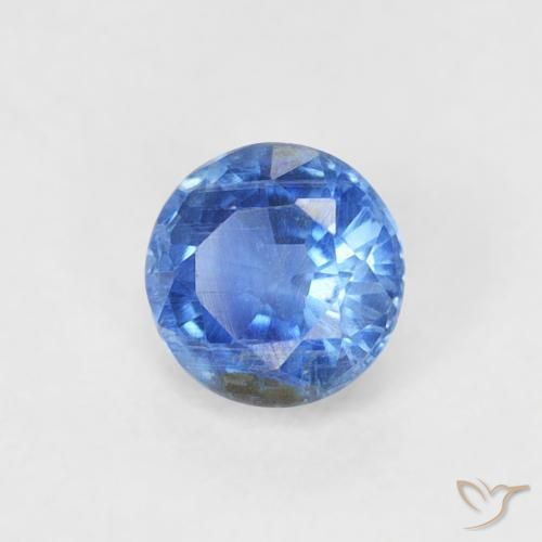 Dianita azul marinho claro Natural 0.36ct, Redondo, SI