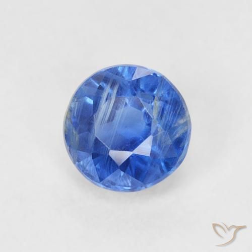 Dianita azul marinho claro Natural 0.45ct, Redondo, SI